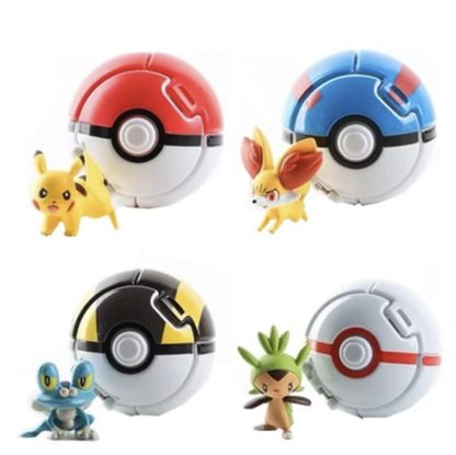 Pokemon 4 Stk. Pokeball / Pokebälle – Bild 2