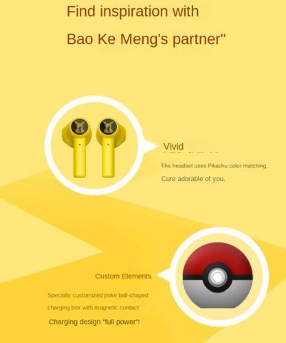 Pokemon Kopfhörer Bluetooth, Noise Cancelling, Taktil – Bild 5