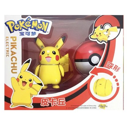 Pokemon Figuren Pokeball Set mit Pikachu, Glurak, Bisaflor, Turtok, Garados – Bild 5