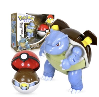 Pokemon Figuren Pokeball Set mit Pikachu, Glurak, Bisaflor, Turtok, Garados – Bild 8