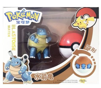 Pokemon Figuren Pokeball Set mit Pikachu, Glurak, Bisaflor, Turtok, Garados – Bild 12