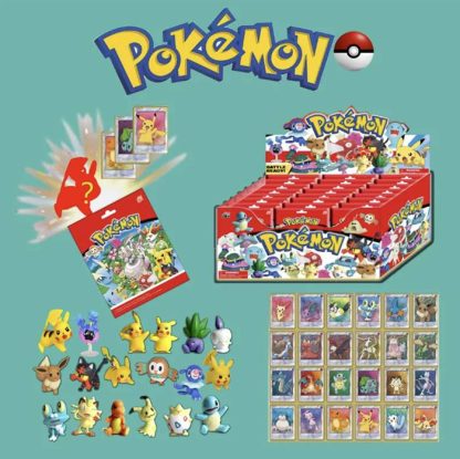 Pokemon Geschenk Box - mit Figur und Karten – Bild 3