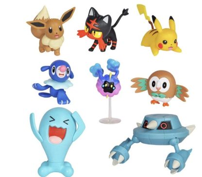 Pokemon Battle Set mit Pikachu, Robball, Bauz, Cosmog, Metang, Evoli, Flamiau und Woingenau – Bild 2