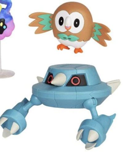 Pokemon Battle Set mit Pikachu, Robball, Bauz, Cosmog, Metang, Evoli, Flamiau und Woingenau – Bild 4