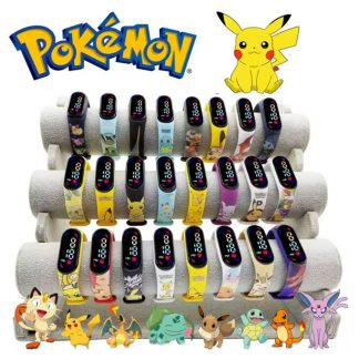 Pokemon Uhr LED Wasserdicht