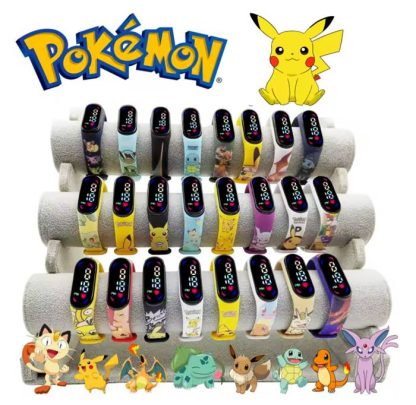 Pokemon Uhr LED Wasserdicht