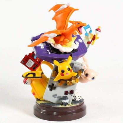 Pokemon Figur  Gameboy Pikachu Glurak und Mewtu – Bild 3