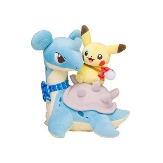 Pokemon Kuscheltier  Pikachu Auf Lapras