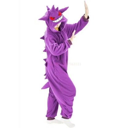 Pokemon Kostüm / Onesie Gengar – Bild 3