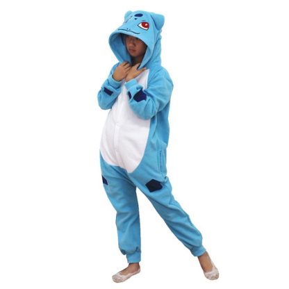 Pokemon Kostüm | Onesie Kind Bisasam – Bild 3