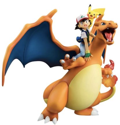 Pokemon Figuren Ash Ketchum & Charizard / Glurak