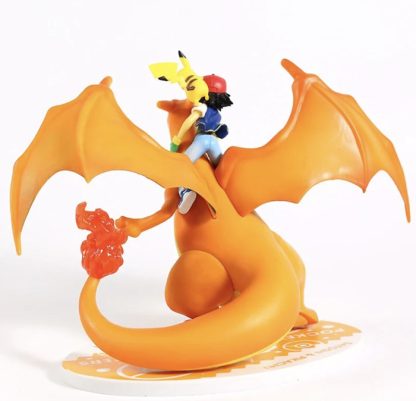 Pokemon Figuren Ash Ketchum & Charizard / Glurak – Bild 5