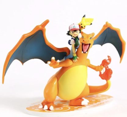 Pokemon Figuren Ash Ketchum & Charizard / Glurak – Bild 6