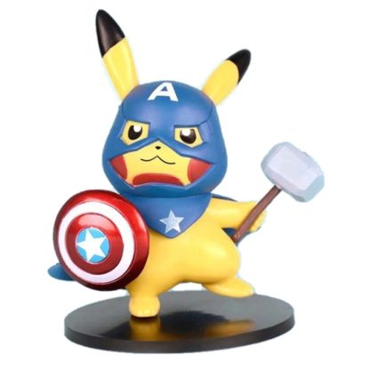 Pokemon Figur  Pikachu Captain America