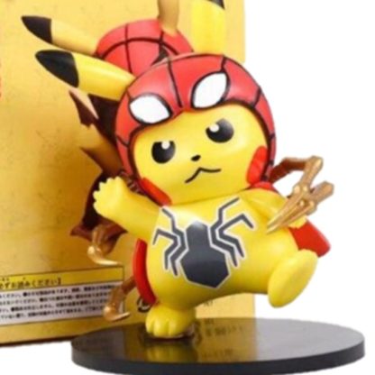 Pokemon Figur Pikachu Spider Man – Bild 2