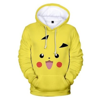 Pokemon Hoodie Pikachu Kawaii